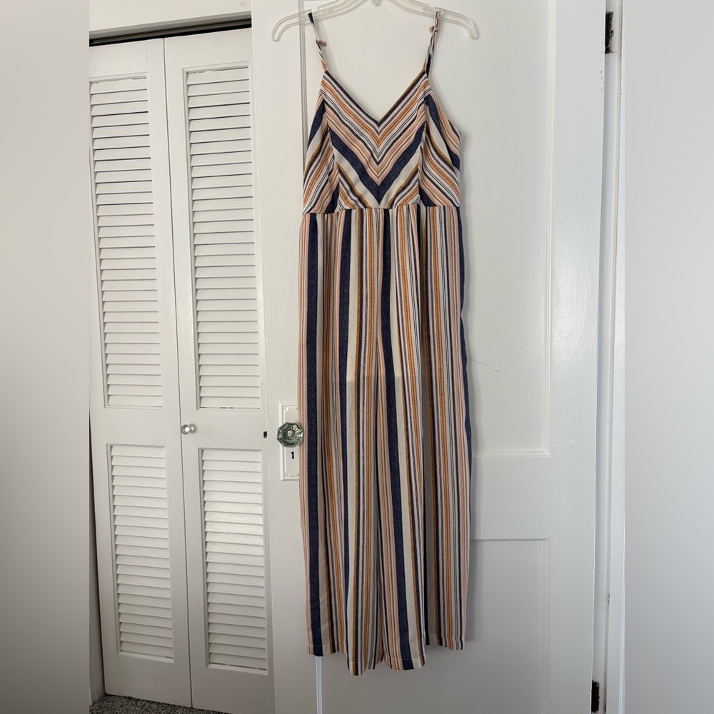 Striped Jumpsuit